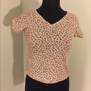 Vintage floral t shirt